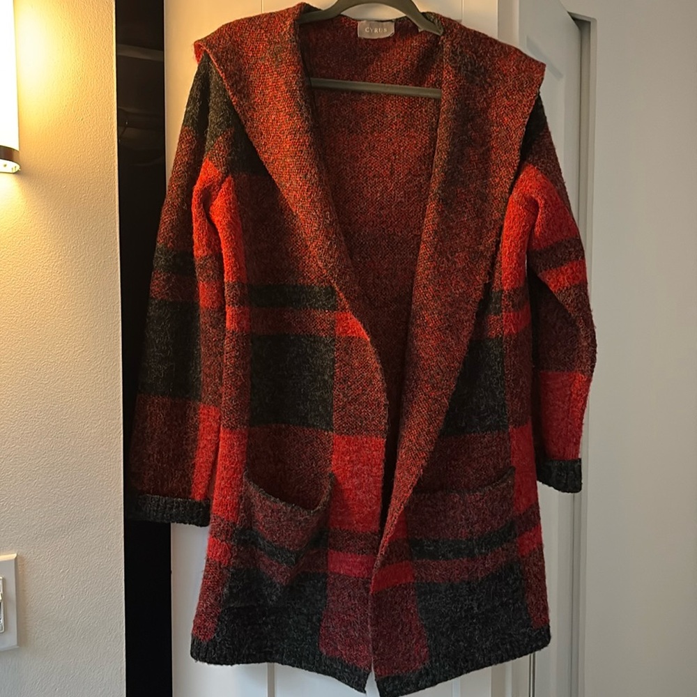 Beautiful knit hooded sweater
